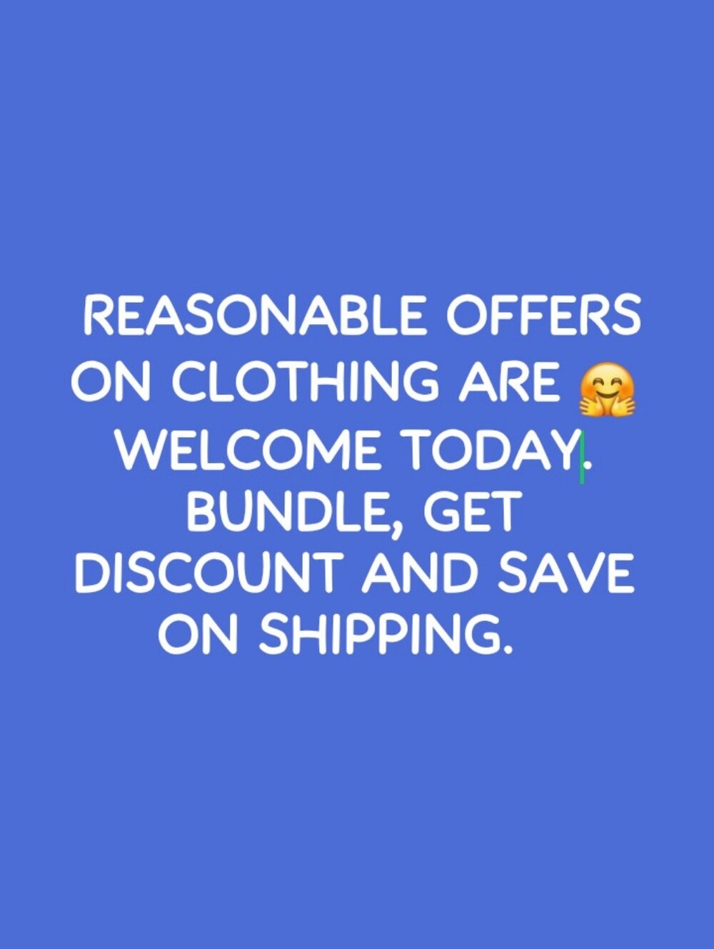 Sale Notice Graphic - Blue Text Poster